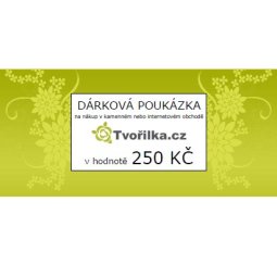 Dárková poukázka v hodnotě 250 kč - hzostatní